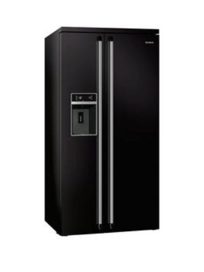 Smeg Sbs963N American Style Side By Side No Frost Fridge Freezer With Water &Amp; Ice Dispenser - Black Smeg Sbs963N American Style Side By Side No Frost Fridge Freezer With Water &Amp; Ice Dispenser - Black